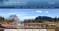 Desktop Screenshot of lakeshorerentals.us